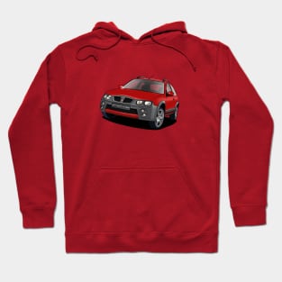 Rover Streetwise in red Hoodie